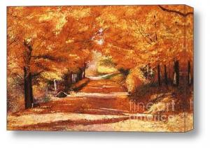 Thank you to an Art Collector in Park Ridge IL for buying Golden Autumn print on canvas